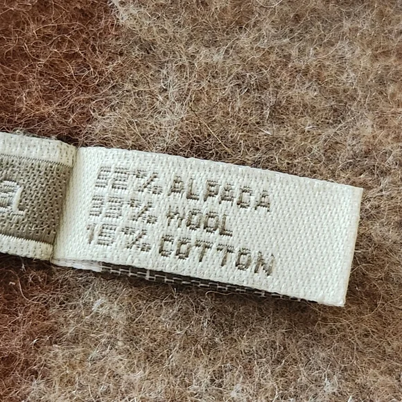 ALICIA ADAMS Alpaca Blanket Brown Striped Home Bedding 63 x 54 Made In Peru - Picture 4 of 8